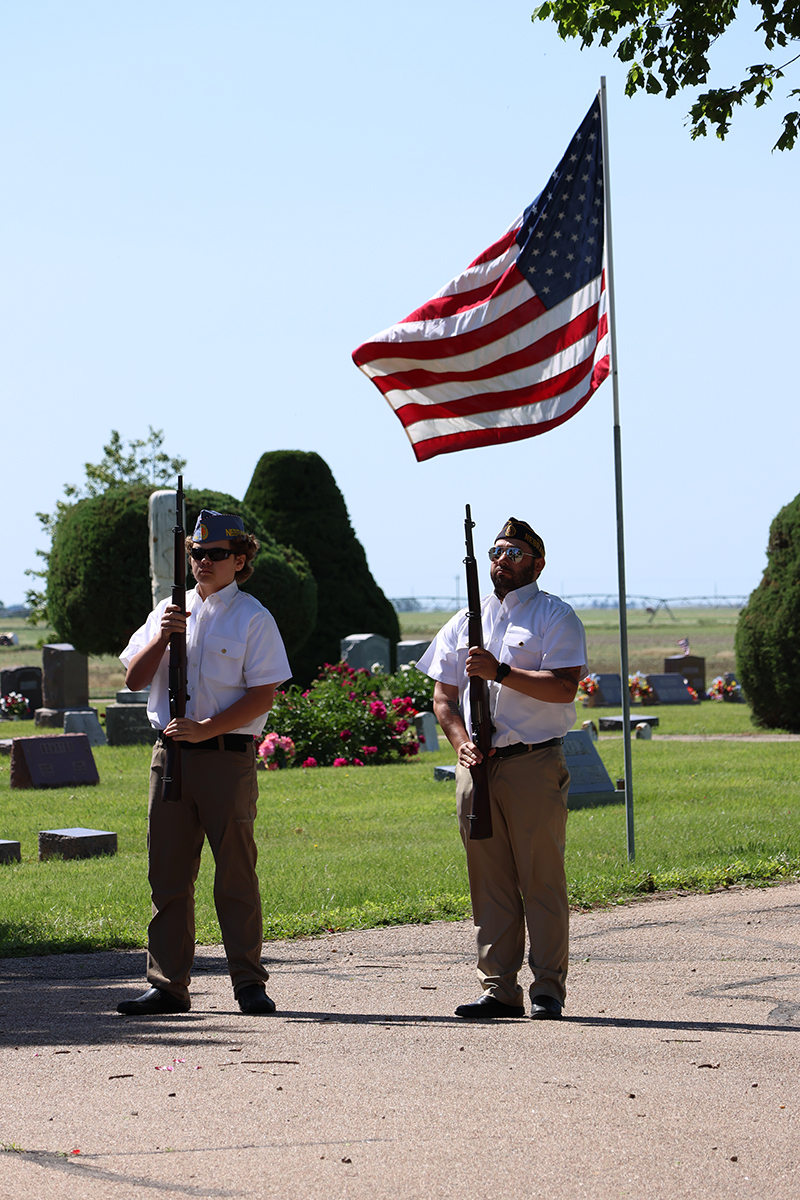 Edgar Memorial Day ceremony.