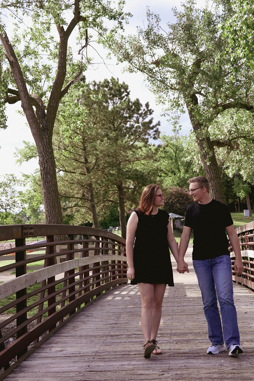 Talisee Peterson and her boyfriend.