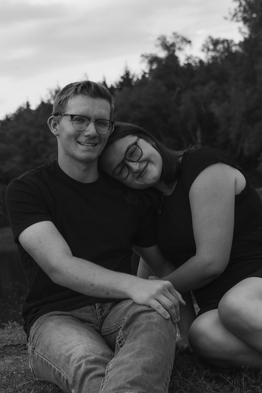 Talisee Peterson and her boyfriend.